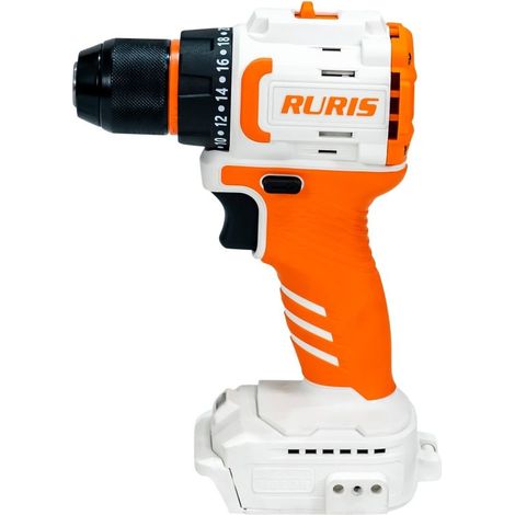 Perceuse Visseuse Sans Fil RURIS RMX1240 - Brushless 20V, 2 Vitesses, 21 Couples, Mandrin 0-10 mm - Livré sans batterie et chargeur (1/4)