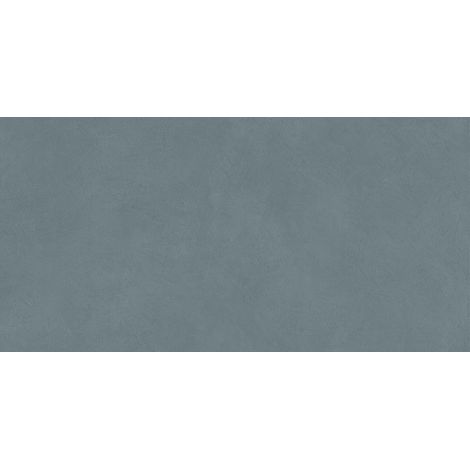 Carrelage effet Béton Bleu Acier 120x60x0,9 cm Mat Benzaro - Sol et mur intérieur (vendu par carton de 1,44 m²) - RO'MA CARRELAGE