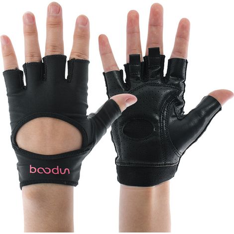 Gants de musculation et de fitness pour femmes Boton, gants de yoga antidérapants pour sports en salle, gants demi-doigts pour haltères (1/5)