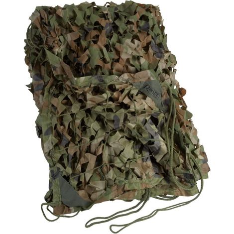 1 Filet De Camouflage 2x3m Imitation Feuillage Avec Sac Rangement Pour Extérieur-DOU