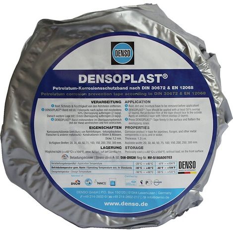 Bande Densoplast, largeur 100 mm, longueur 10 m - DENSO FRANCE