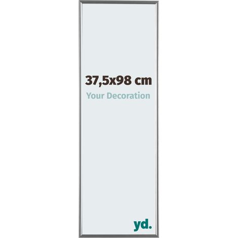 yd. - Cadre photo 37.5x98 - Argent Brillant - Plastique - Evry