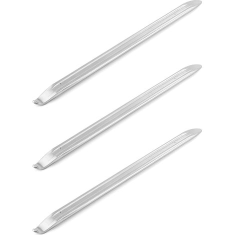Démonte Pneu, Outillage de Réparation des Pneus Manuel pour Moto Voiture Vélo, 30cm, 3 Pièces