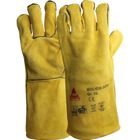 Guante de soldadura 1 Super, GS, Talla 10 (por 10)