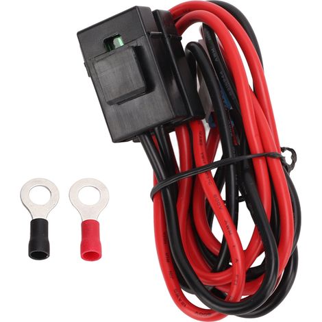 Câble d'alimentation autoradio 85cm/33,5po, remplacement pour Kenwood TS-480, IC-7000, IC-7600 (1/5)