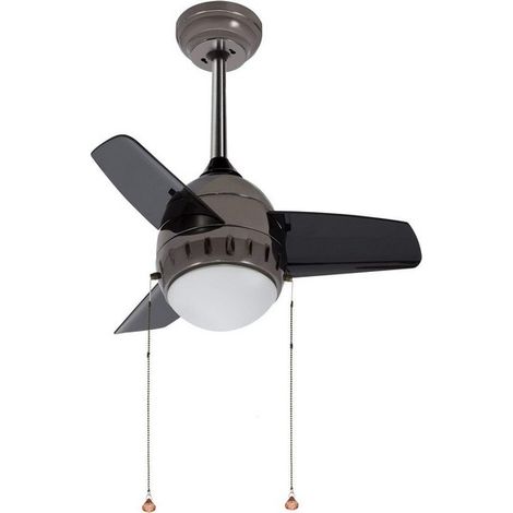 Ventilador de Techo LED Negro 66cm Modern 6000K