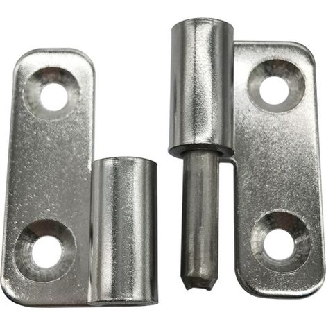 Charnière amovible 1 pièce 1,5 po, petites charnières pour portes coulissantes, charnières de porte amovibles, acier inoxydable 304, ouverture à droite (1/4)