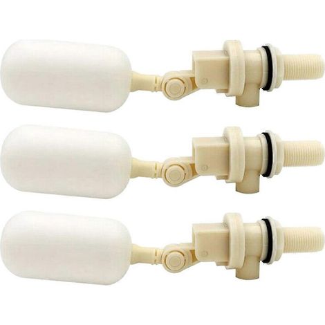 Vanne automatique de niveau d'eau pour le bétail, vanne à flotteur en plastique, bras réglable, lot de 15. (1/5)