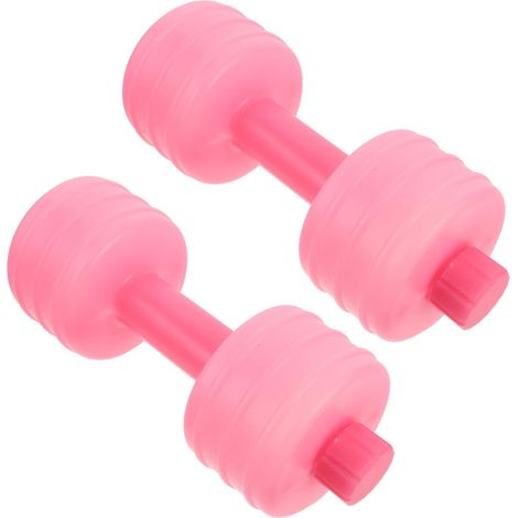 2-Piece Adjustable Water Dumbbell, Plastic Sports Water Bottle, Portable Fitness Equipment for Women, for Home or Office (1/5)