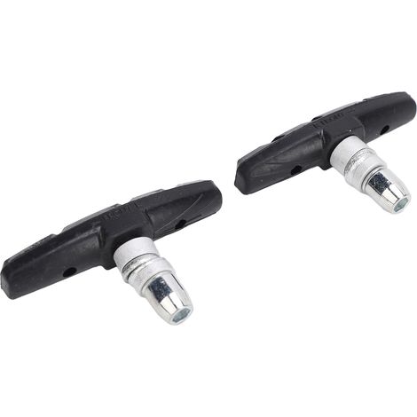 Kit de 2 plaquettes de frein V-Brake pour vélo de route et VTT, silencieuses et antidérapantes. (1/5)
