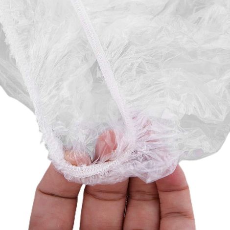 1 Pièces Housse de Voiture en Plastique Transparent avec Bande élastique-, Extérieur Complet pour la Neige et la Pluie en Plein Air (Vendu 1PC par pièce) (1/5)