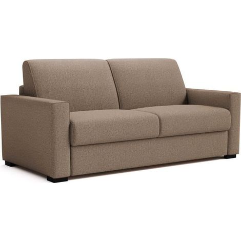 Canapé convertible express - 3 places - BL018 - Tissu como 5 Antelope - 190 x 100 x 87 cm (1/5)
