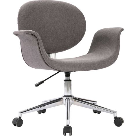 Maison Exclusive - Bürostuhl Drehbar Grau Stoff