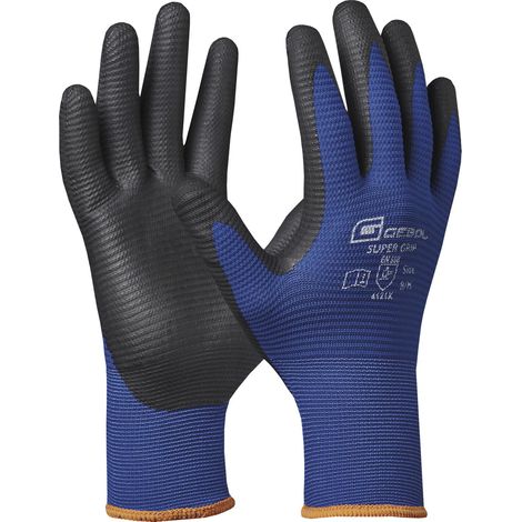GEBOL Schutzhandschuh Super Grip Arbeitshandschuh Größe 10  1 Paar