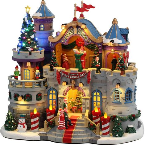 Castillo de Papá Noel 24,5x27,5x17 cm