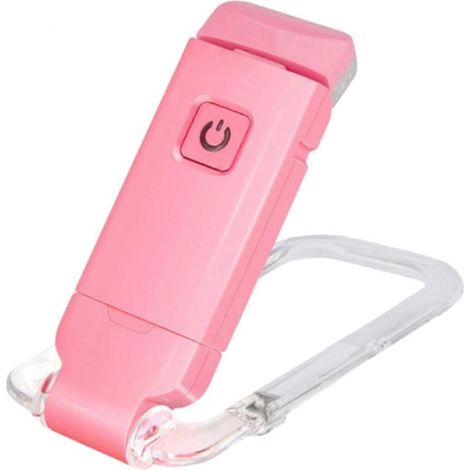 Lampe de livre marque-page LED rechargeable USB avec pince lumineuse --- (1/5)