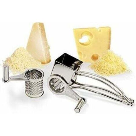 Stainless Steel 1 Drum Cheese Grater Mill: Simple, Durable and Efficient MNS Single Planer MUMU (1/4)