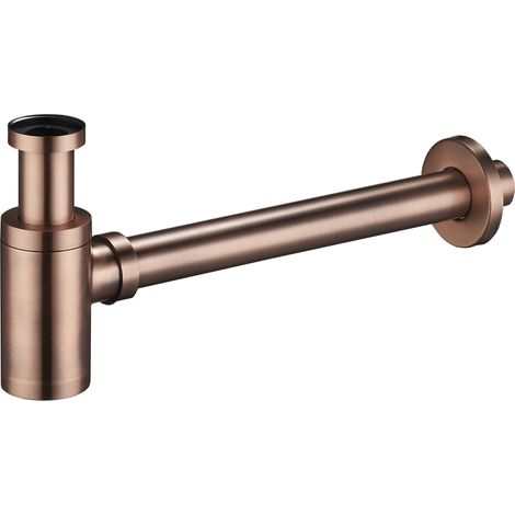 Mexen semisifone per lavabo rotondo, rame antico - 79950-45 (1/2)