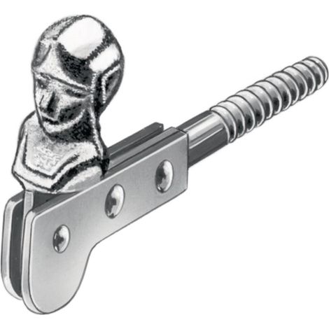 Fijador de persiana VORMANN L.120mm acero azul galvanizado con cabeza para atornillar - 000099005Z (1/2)