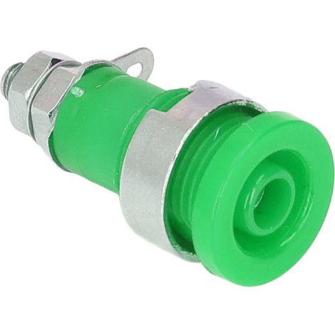 50 Pièces Connecteurs Banane 4mm Haute Qualité pour Câbles Électriques, Accessoires de Test Professionnels Verts (1/5)