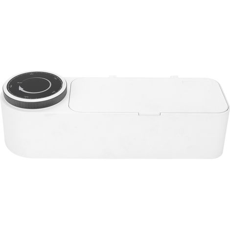 Nettoyeur Ultrasonique MK188 650ml, Machine de Nettoyage Haute Fréquence pour Bijoux et Lunettes, 220‑240V Blanc