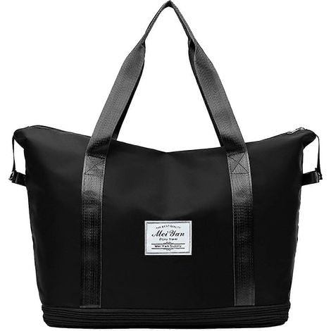 Sac de sport extensible – Sépare le linge propre et le linge sale – Idéal pour la salle de sport et les vacances – Construction résistante (1/5)