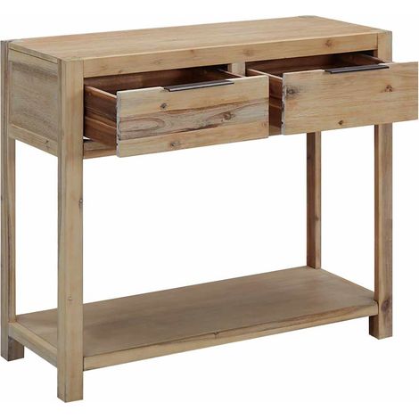 Maison Exclusive - Table console 82x33x73 cm Bois d'acacia massif (1/5)