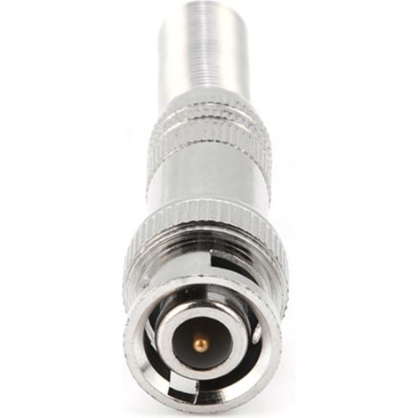10 Connecteurs BNC Mâle à Ressort pour Câble Coaxial RG59 - Adaptateur Type Vis CCTV