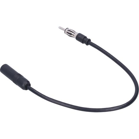 Câble d'extension d'antenne radio FM, accessoire universel portable pour voitures noires (1/5)
