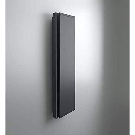 Vertikaler elektrischer Heizkörper WI-FI mit LED-Licht 150x45 cm anthrazitgrau Radialight ICON ICO15112  matt-schwarz