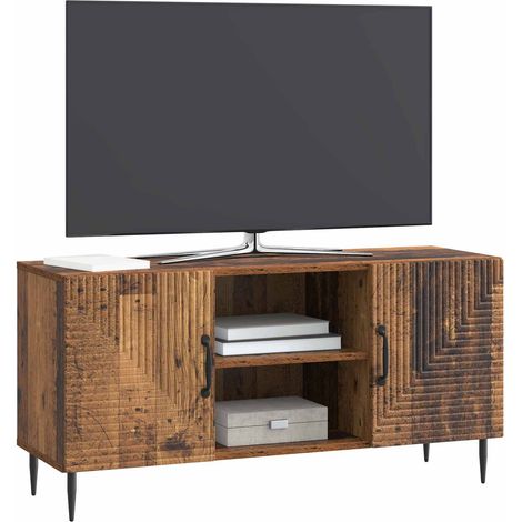 Maison Exclusive - TV-Schränk Altholz 102 x 34,5 x 50 cm Holzwerk