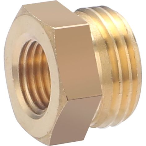 Noyon & Thiebault – Raccord laiton mâle femelle à visser – Filetage 15x21 mm et 08x13 mm – Pression max 10 bar – Température 5°C à 90°C