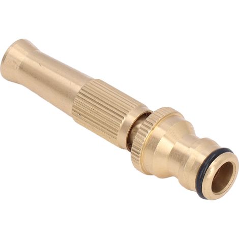 Buse arroseur tuyau laveuse jet haute pression reglable laiton raccord rapide 1/2 po pour jardin entretien exterieur (1/5)