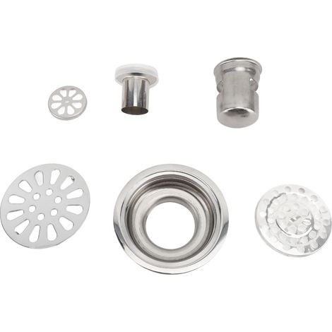 Bonde de sol ronde en acier inoxydable de 9 cm pour salle de bain, transformable en bonde de sol ancienne, compatible avec les machines à laver et les désodorisants. Siphon de 9 cm de profondeur, faci (1/5)