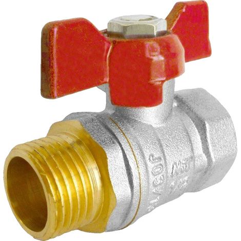 Robinet d’arrêt Mt 40942015 1/2 pouce mâle femelle