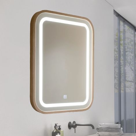 Specchio per Bagno LED 20W con Interruttore Tattile e Regolazione CCT (1/5)