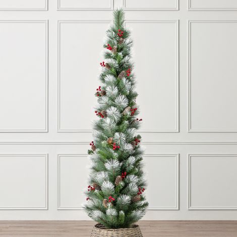 Pine Cone & Berry Pencil Christmas Tree - 6ft (1/5)