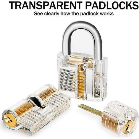 Kit De Crochetage Professionnel, 26 Kits De Signature De Mot De Passe Avec 3 Kits Transparents De ,crochetage De Cadenas (1/4)