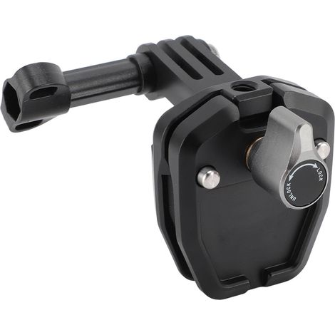Clamp/Holder de Montage de Pare-brise de Moto-support de Caméra d'Action en Alliage d'aluminium avec Pince Solide pour Action 4, 3, Smartphones-support de Montage de Pare-brise sécurisé (1/5)