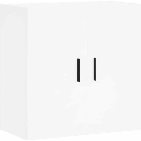 Maison Exclusive - Armario de pared madera de ingeniería blanco 6 (1/5)
