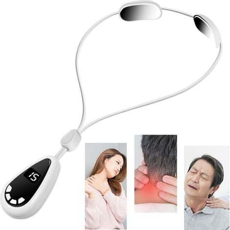 Collier de Massage Cervical Électrique avec Chaleur - Appareil de Physiothérapie Portable (1/5)