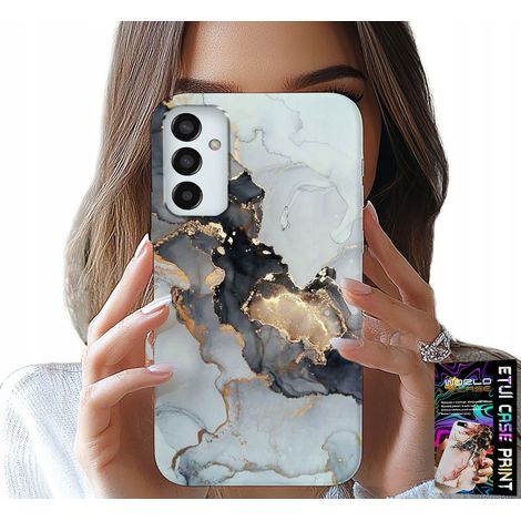 Custodia per Samsung Galaxy M23 - elegante effetto marmo, motivi femminili alla moda (1/5)