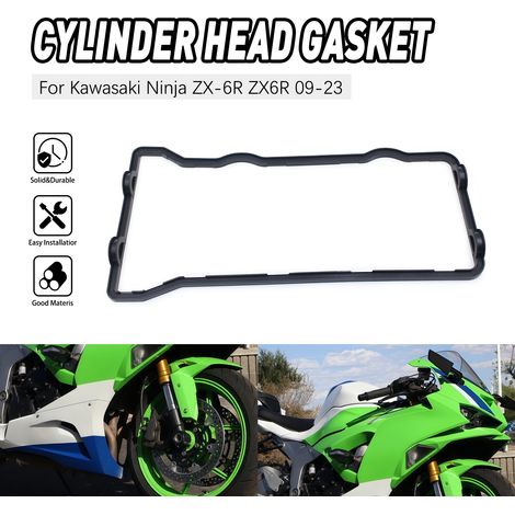 Suitable for Kawasaki Ninja ZX-6R 636 2009-2025 valve, cylinder head, gasket, cylinder head and rubber O-rings.