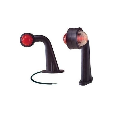 Feu de gabarit déporté 90° souple – Caoutchouc flexible – Montage rapide sur remorque et caravane – Dimensions 17,5 cm – Normes ROHS – REACH – Aj.Ba