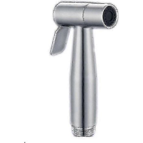 Ensemble pistolet de pulvérisation en acier inoxydable, robinet de toilette à main de 2 m, bidet à main, salle de bain, pommeau de douche autonettoyant (1/5)