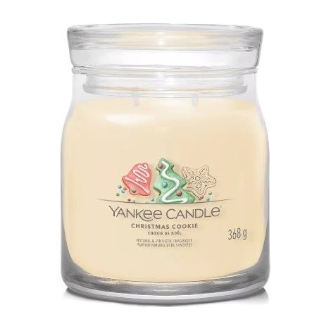Yankee Candle - Bougie signature Christmas Cookie modèle moyen (1/3)