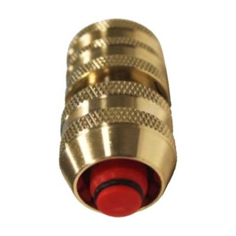 Raccordo portagomma rapido in ottone 'acquastop' 3/4"