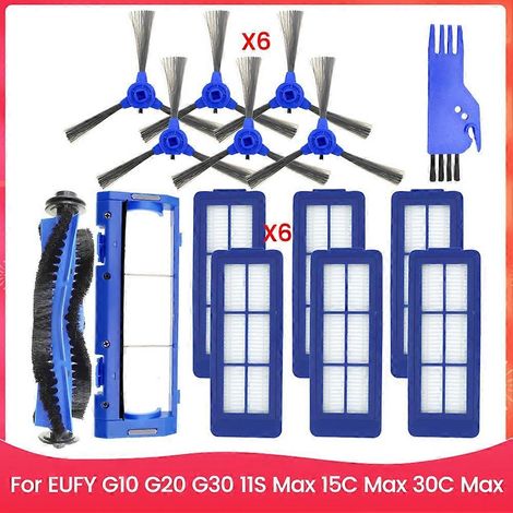 Set mit 15 Filtern, Bürsten und Reinigungstüchern für die Staubsauger EUFY G10, G20, G30, 11S Max, 15C Max und 30C Max. (1/5)