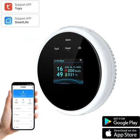 Tuya Rilevatore di Gas Naturale e Propano Smart Wifi (1/5)