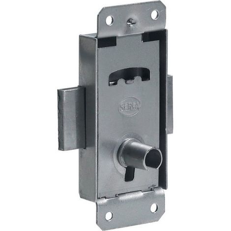 Serrure à pattes axe 15 mm finition fer ajustage S45 sans clé DEVISMES 12252 001